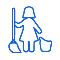 icon domestic maid
